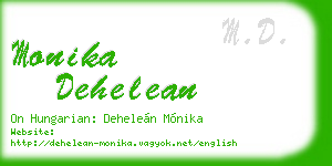 monika dehelean business card